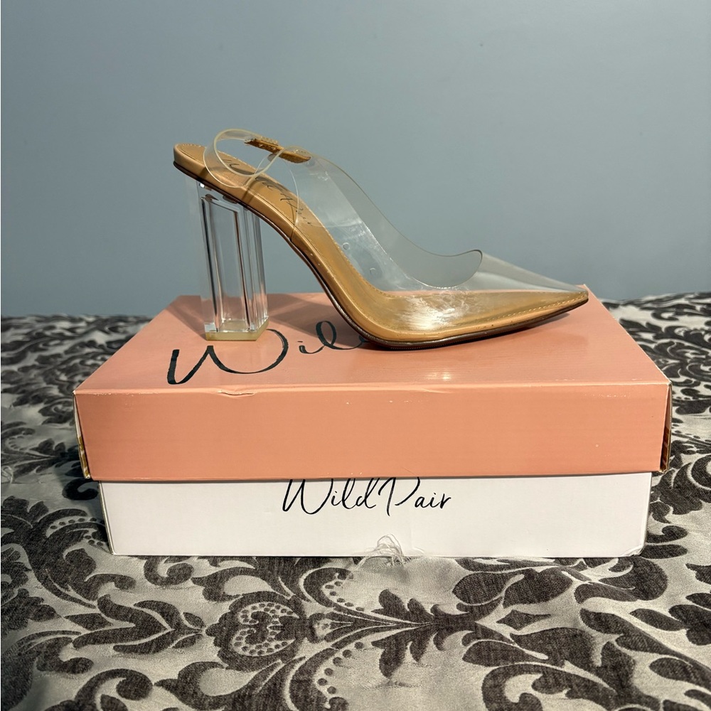Wild Pair Transparent Women's Heels - Picture 4 of 4